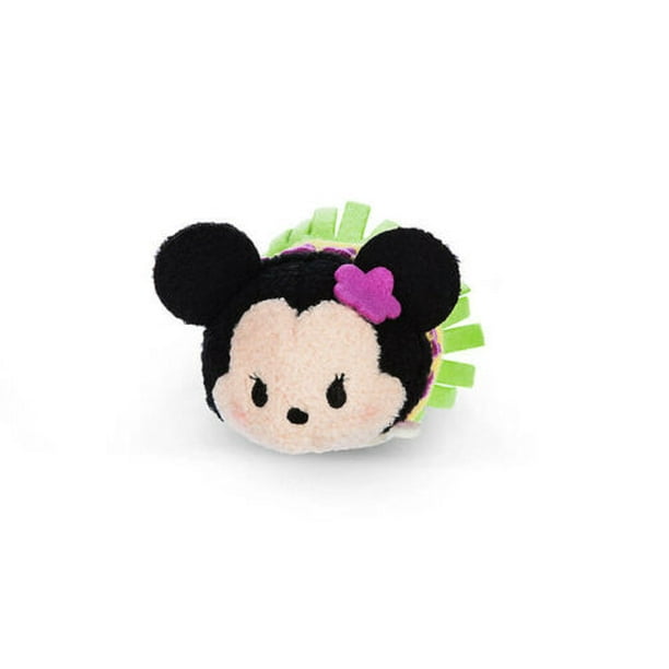 Disney Store Tsum Tsum 3.5" Mickey & Minnie Mouse Aloha Hawaii Mini Plush NWT